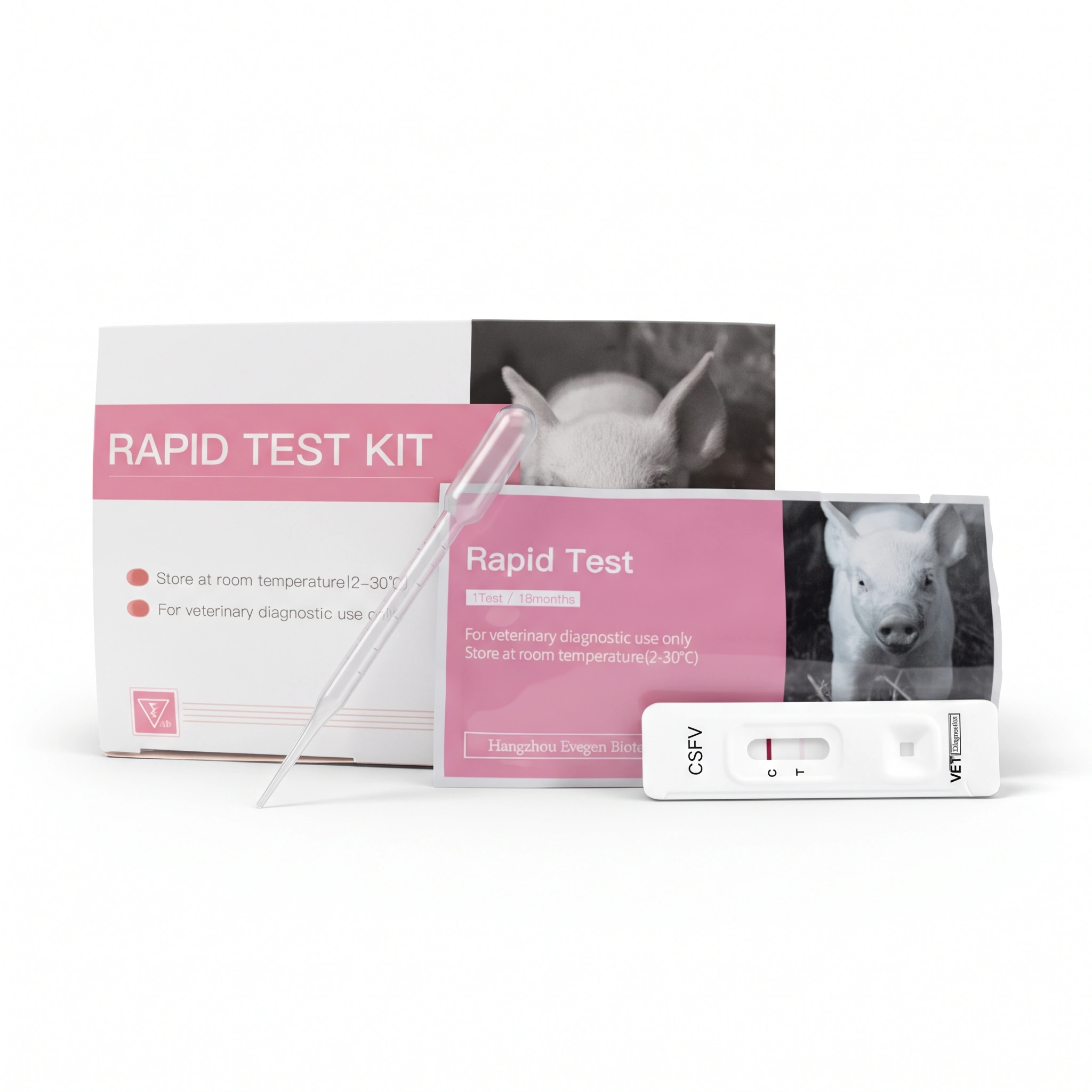 Tests rápidos veterinarios para porcinos