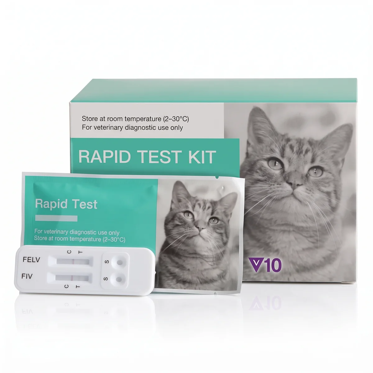 Tests VET Diagnostix para FIV y FeLV en gatos