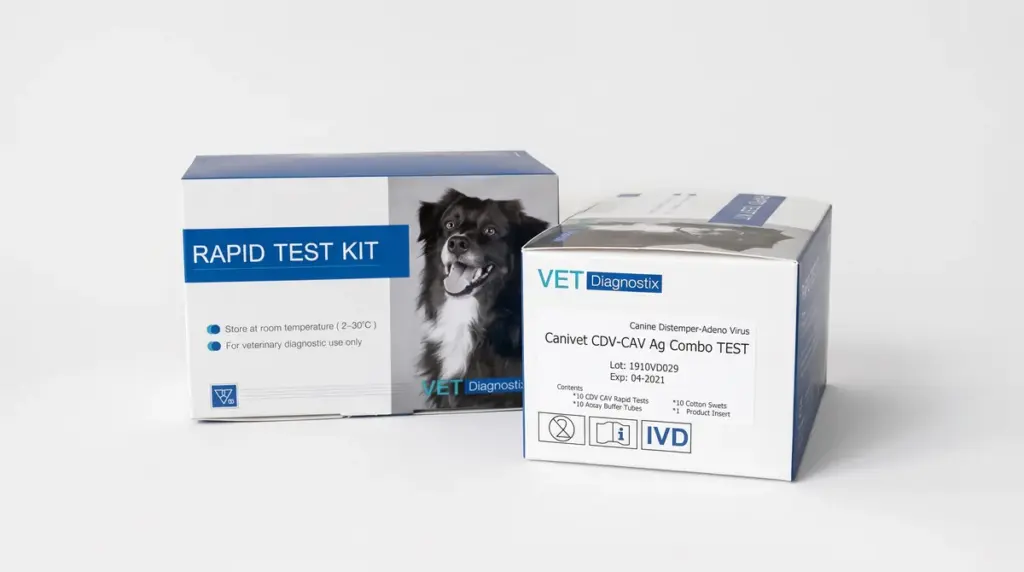 Tests rápidos caninos VET Diagnostix distribuidos por EasyVet en Chile